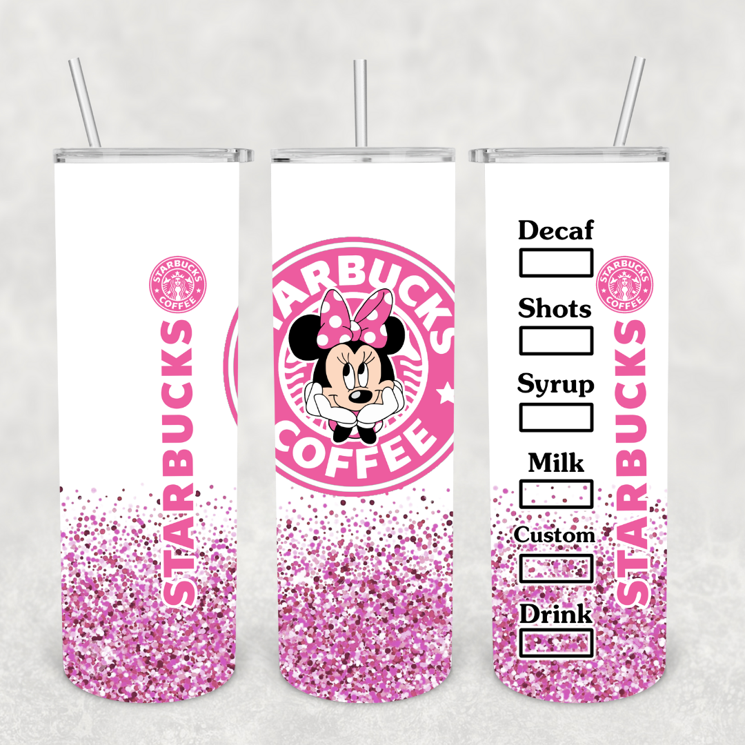 Minnie Starbies 20oz Metal Tumbler