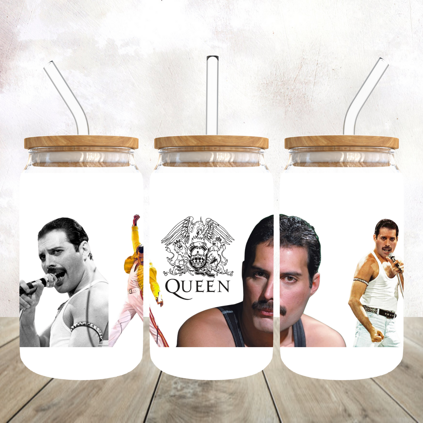 Freddy M Frosted Glass Tumbler