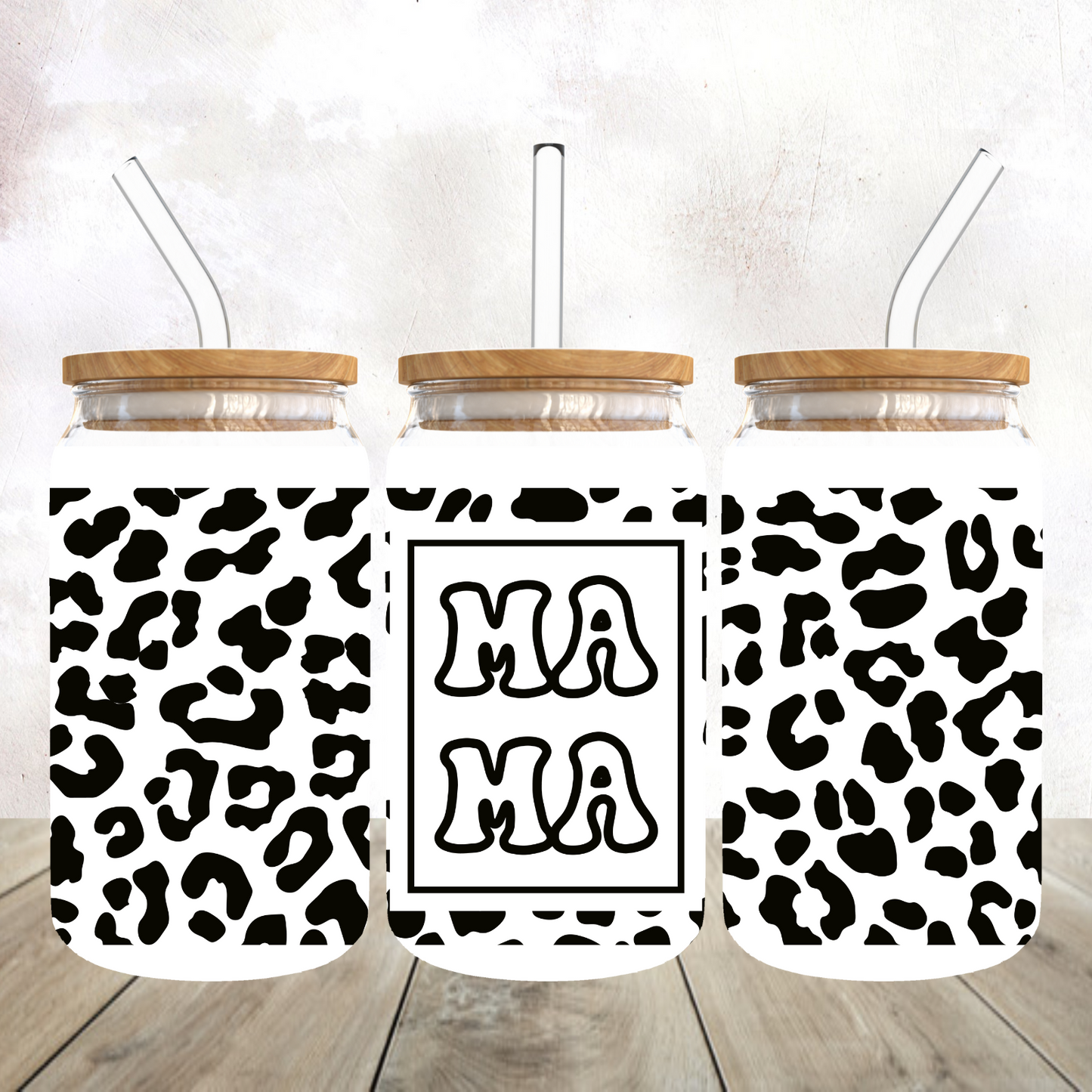 Mama Frosted Glass Tumbler