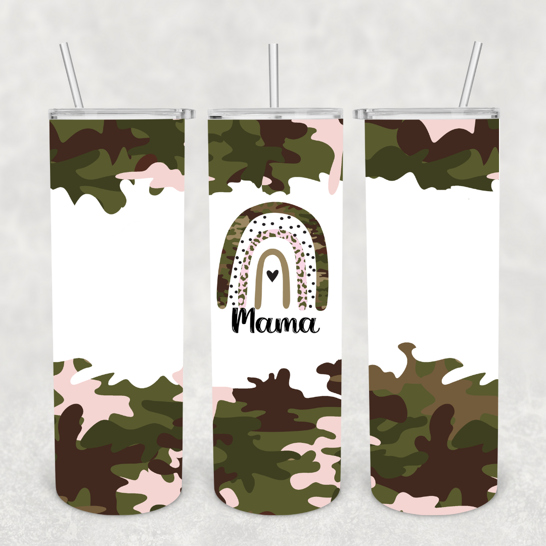 Camo Mama 20oz Metal Tumbler
