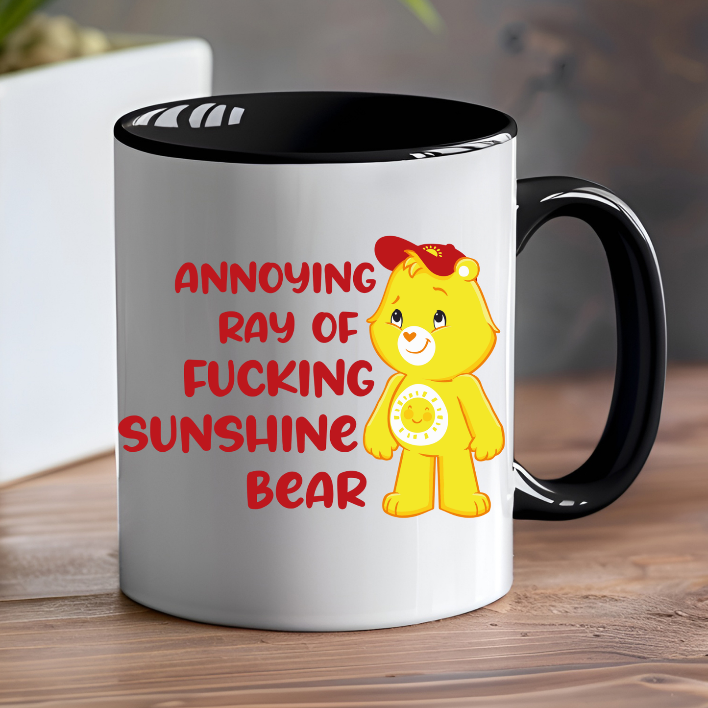 Annoying Ray of Fucking Sunshine Care Bear Mug