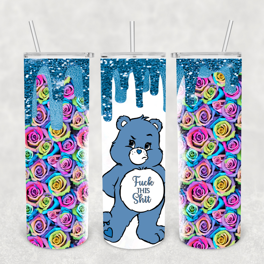 Fuck This Shit Care Bear 20oz Metal Tumbler