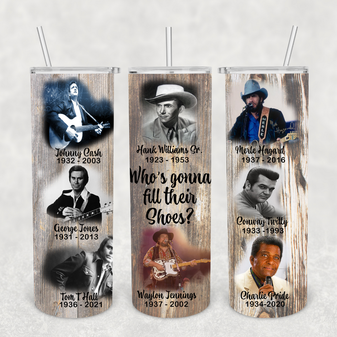 Who's Gonna Fill These Shoes 20oz Metal Tumbler