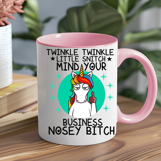 Twinkle twinkle little Snitch Mind your Business Mug