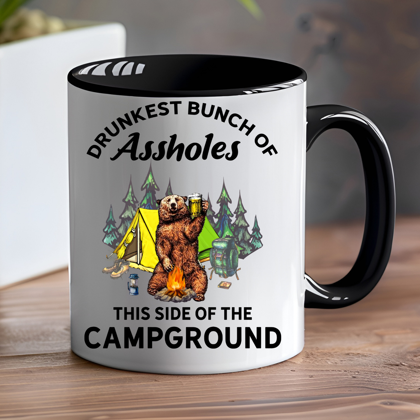 Drunkest Bunch of Assholes Ceramic Mug