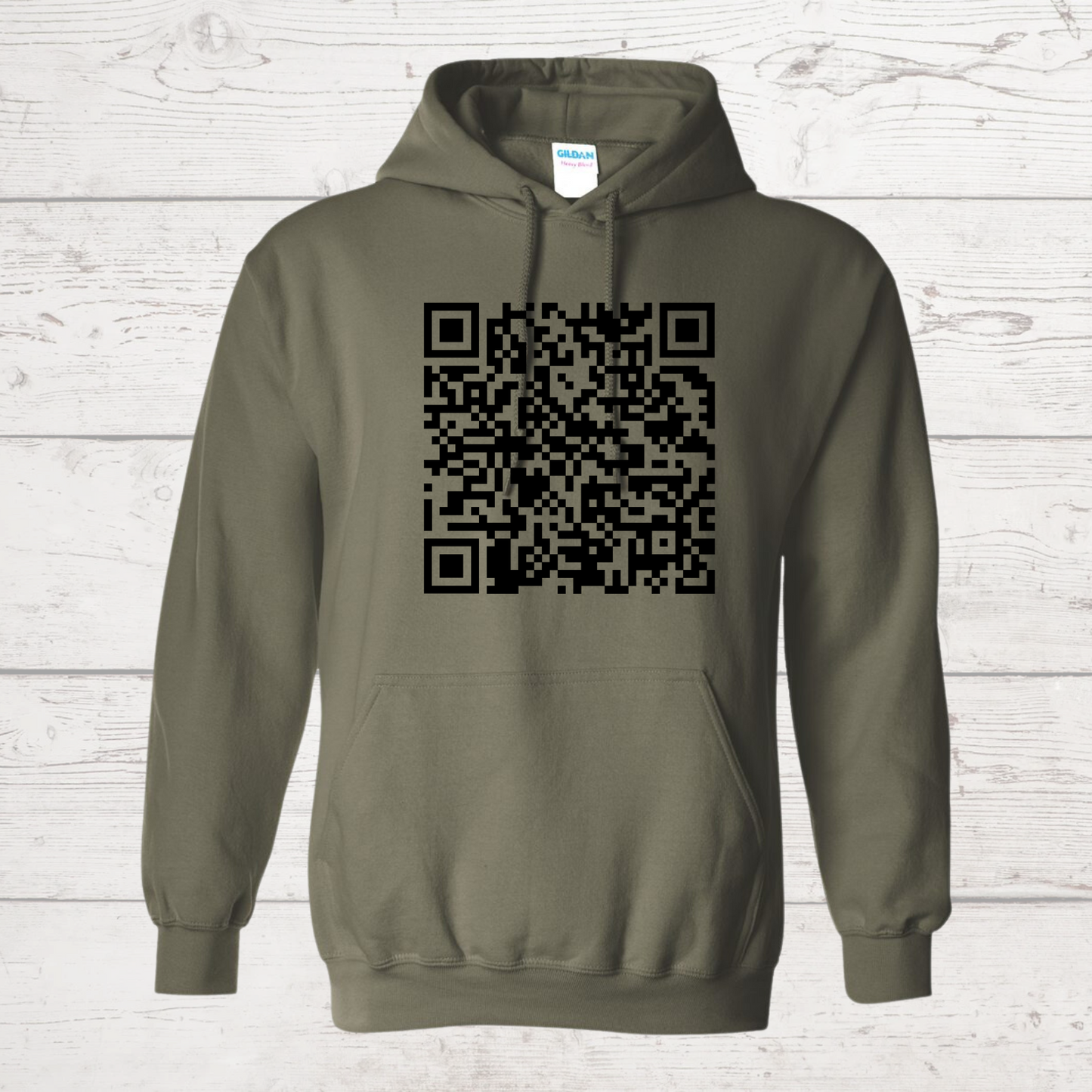Fuck You QR Code Hoodie