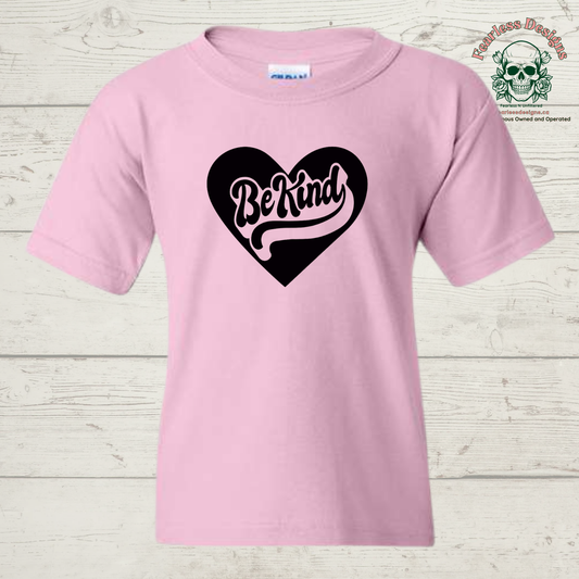 Be Kind with heart adult unisex T-Shirt