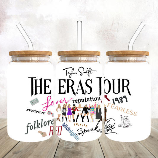 Concert Tour Frosted Glass Tumbler