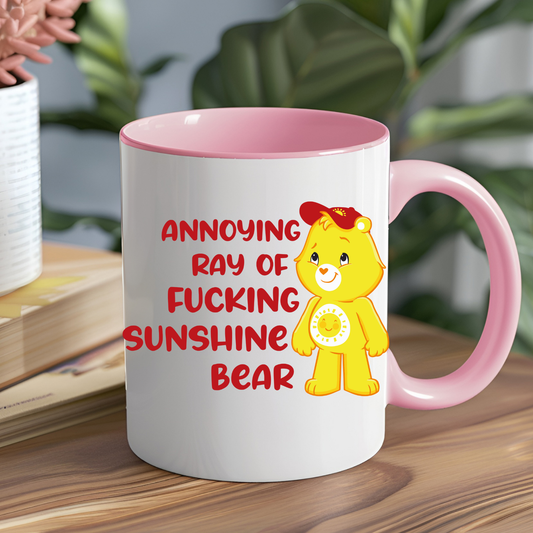 Annoying Ray of Fucking Sunshine Care Bear Mug