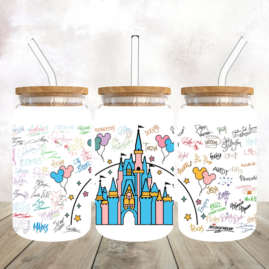 Castle Frosted Glass Tumbler