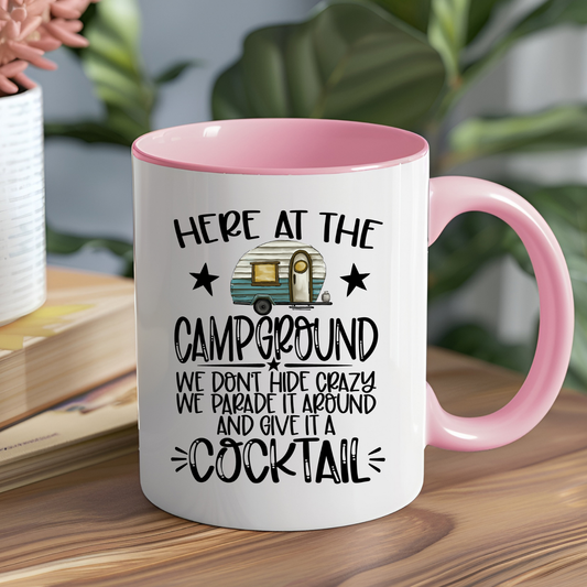 Here at the Campground Ceramic Mug