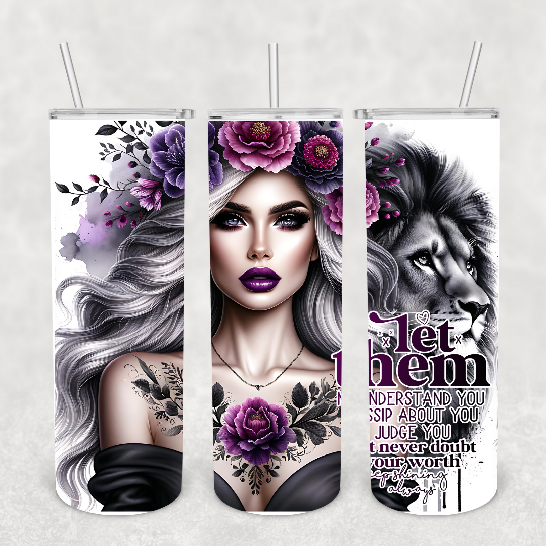 Let Them 20oz Metal Tumbler