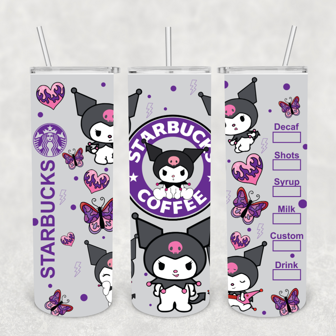 Kitty Friend Starbies 20oz Metal Tumbler