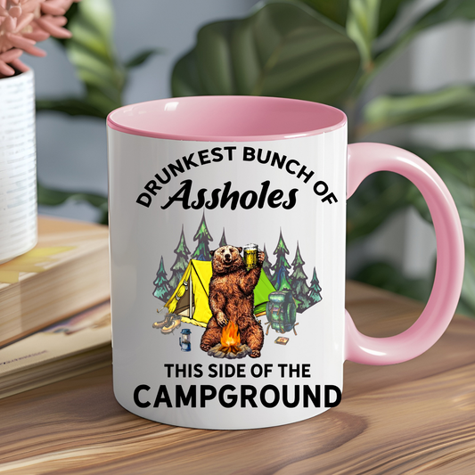 Drunkest Bunch of Assholes Ceramic Mug
