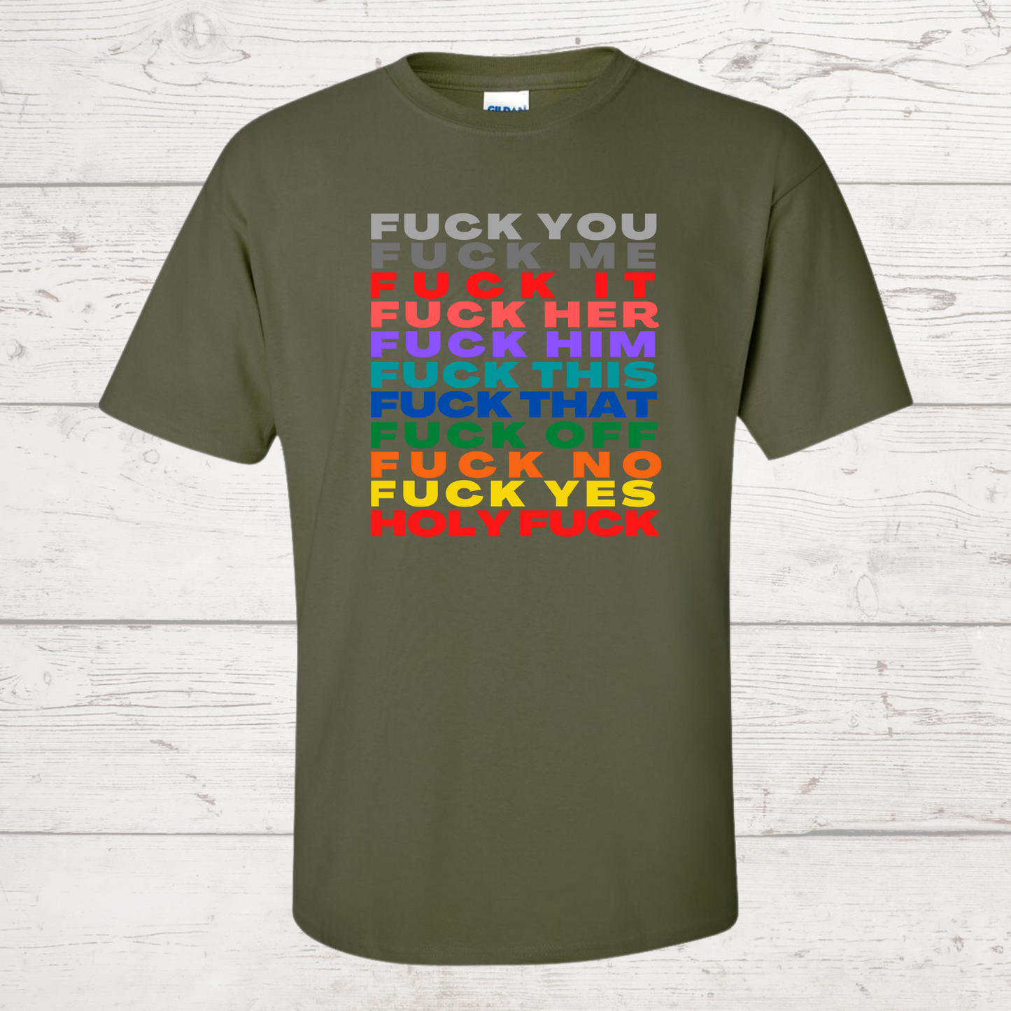 Fuck You, Me, It, Her, Him Etc. Tshirt