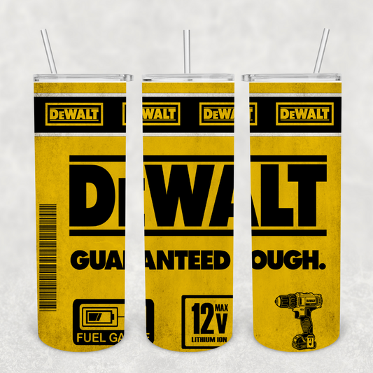 De Walt 20oz Metal Tumbler