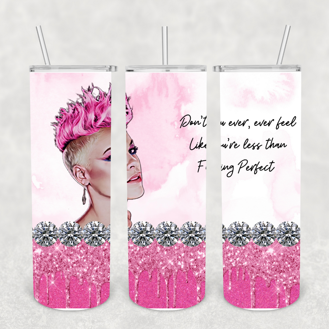 Pink 20oz Metal Tumbler