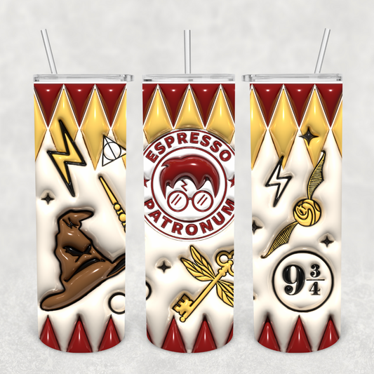 Harry Espresso Patronum 20oz Metal Tumbler
