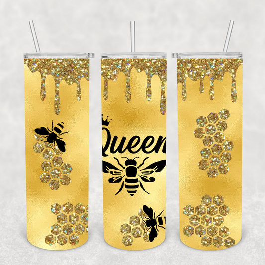 Queen Bee 20oz Metal Tumbler