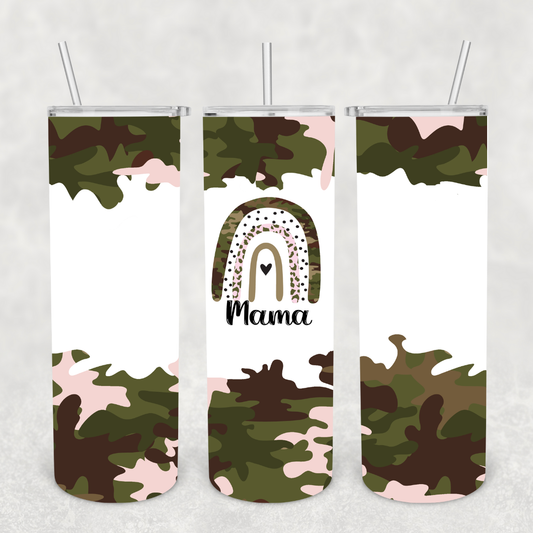 Camo Mama 20oz Metal Tumbler