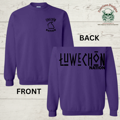 Luwechon (Iskut) "Spirit Jersey" on crewneck