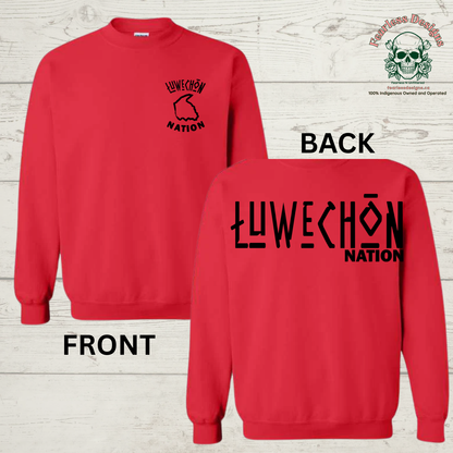 Luwechon (Iskut) "Spirit Jersey" on crewneck