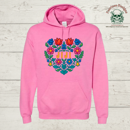 Flowered Jiji hoodie