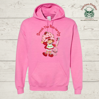 Strawberry Shortcake Smash the Patriarchy hoodie