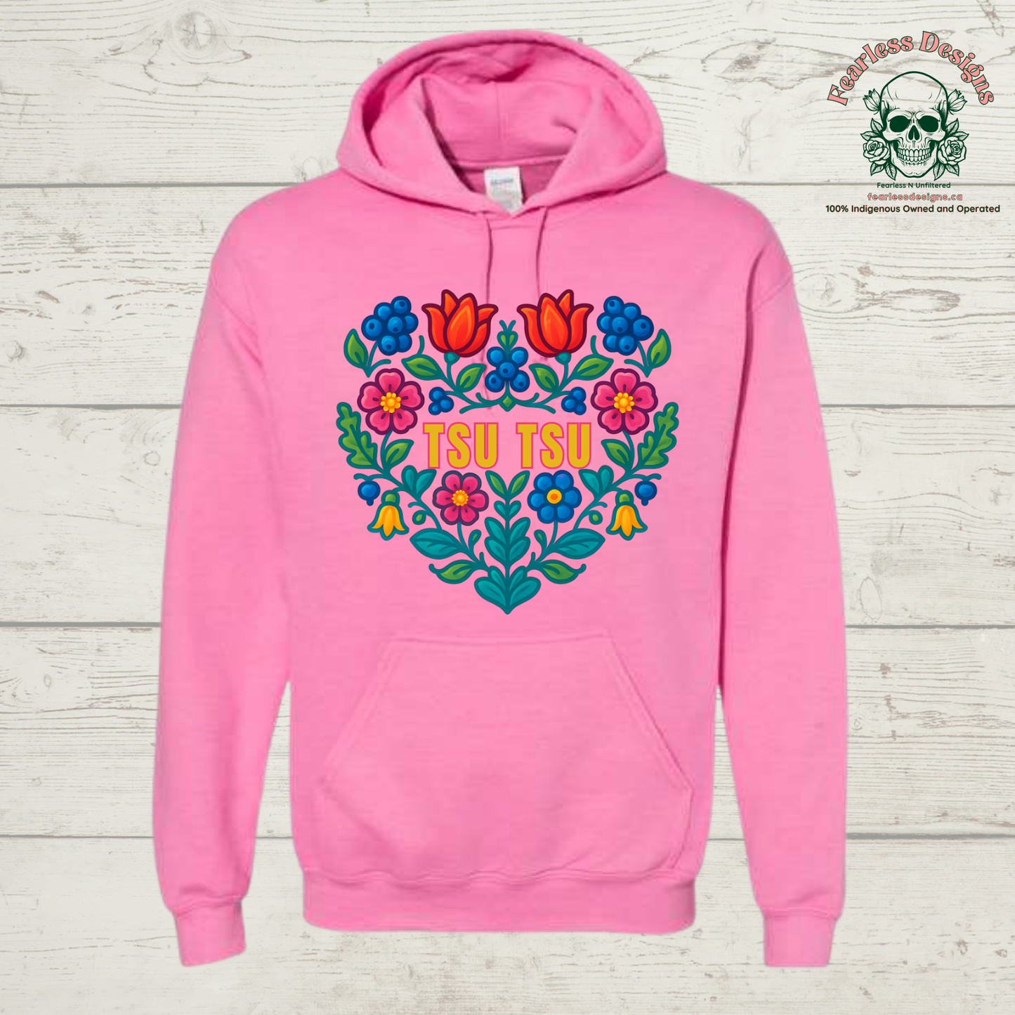 Flowered TsuTsu hoodie