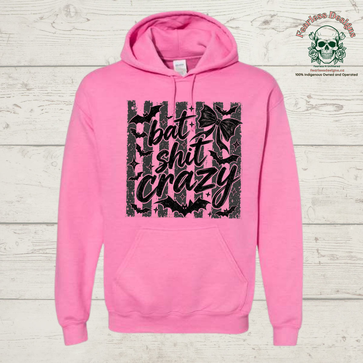 Bat Shit Crazy unisex hoodie