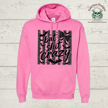 Bat Shit Crazy unisex hoodie