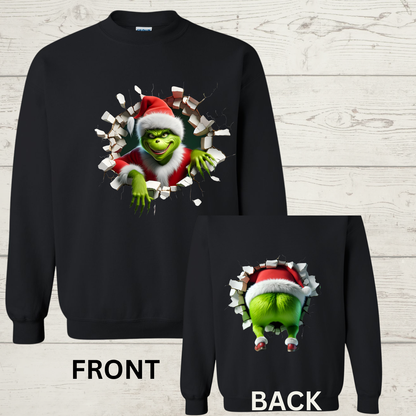 Breakthrough Mean Green Guy front and back