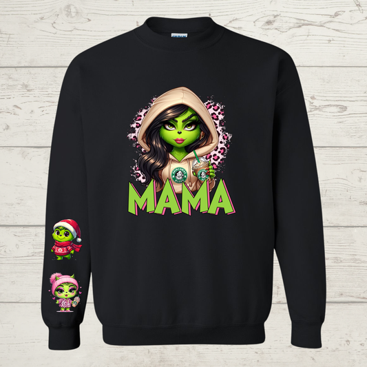 Mean Green Mama with brown hair