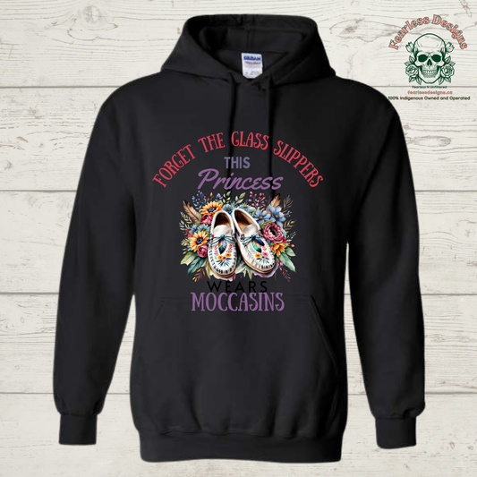 Forget the glass slippers this princess wears moccasins hoodie