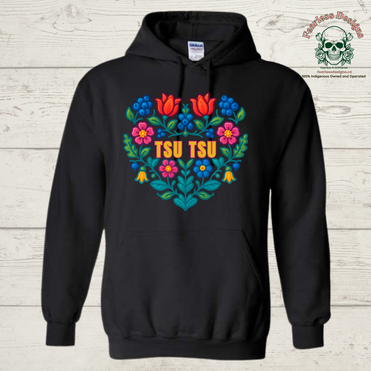 Flowered TsuTsu hoodie