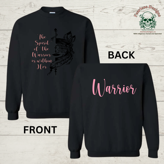 The Spirit of the Warrior is Within Her Crewneck Sweater