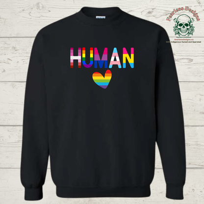 Human Pride Crewneck Sweater