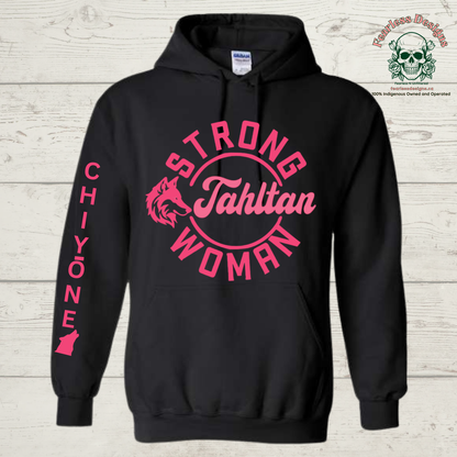 Strong Tahltan Woman wolf clan Hoodie