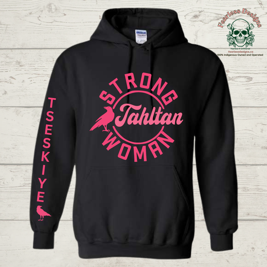 Strong Tahltan Woman crow clan Hoodie