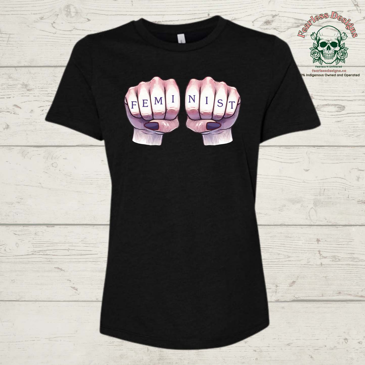 FEMINIST with Fist T-Shirt