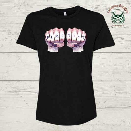 FEMINIST with Fist T-Shirt