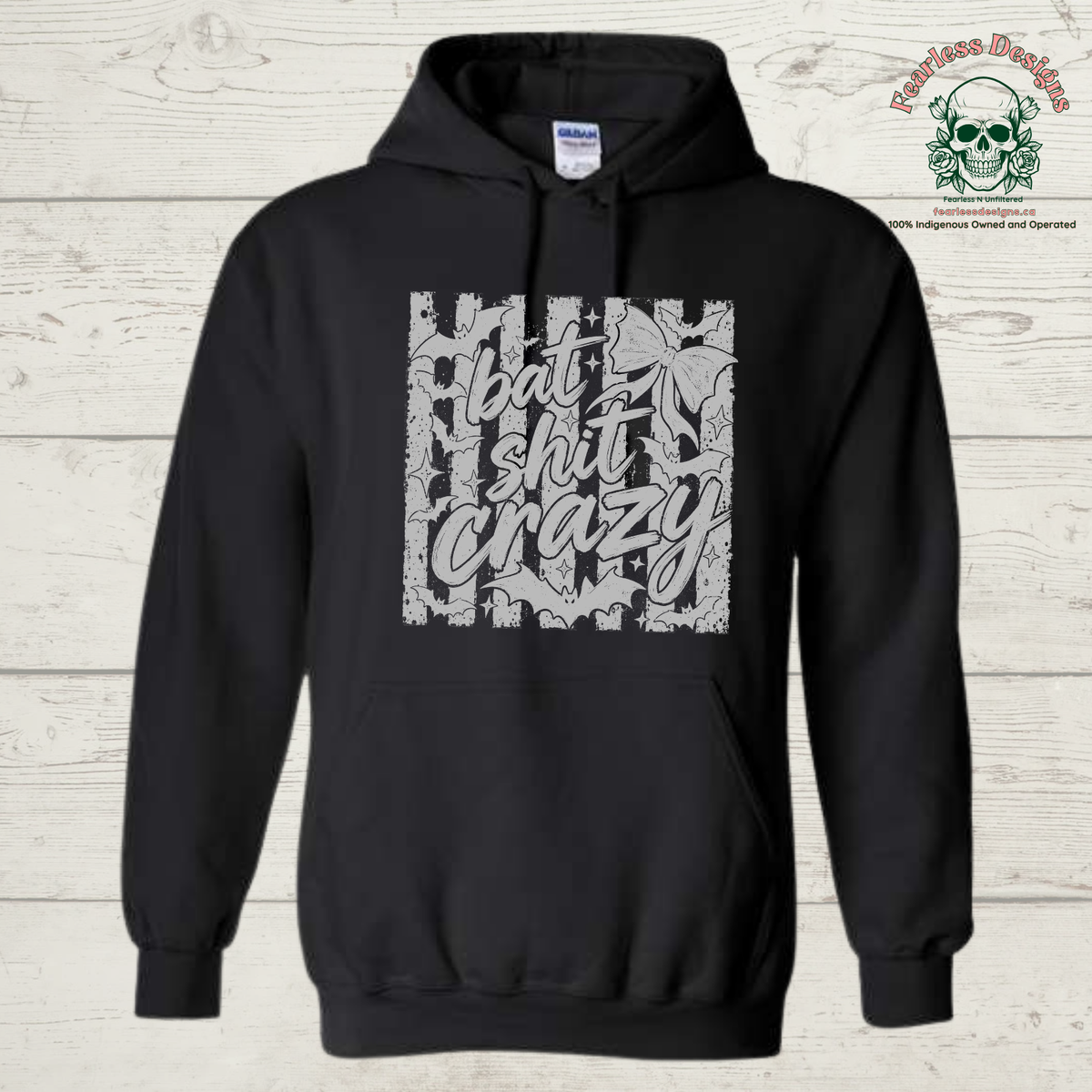 Bat Shit Crazy unisex hoodie