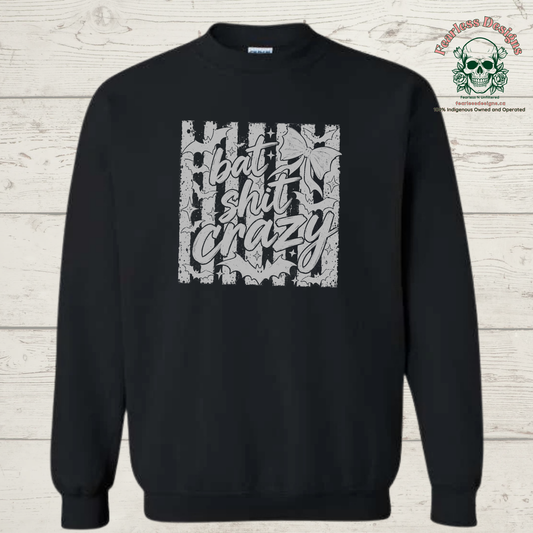 Bat Shit Crazy unisex crewneck sweater