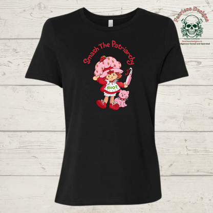 Strawberry Shortcake Smash the Patriarchy ladies tshirt