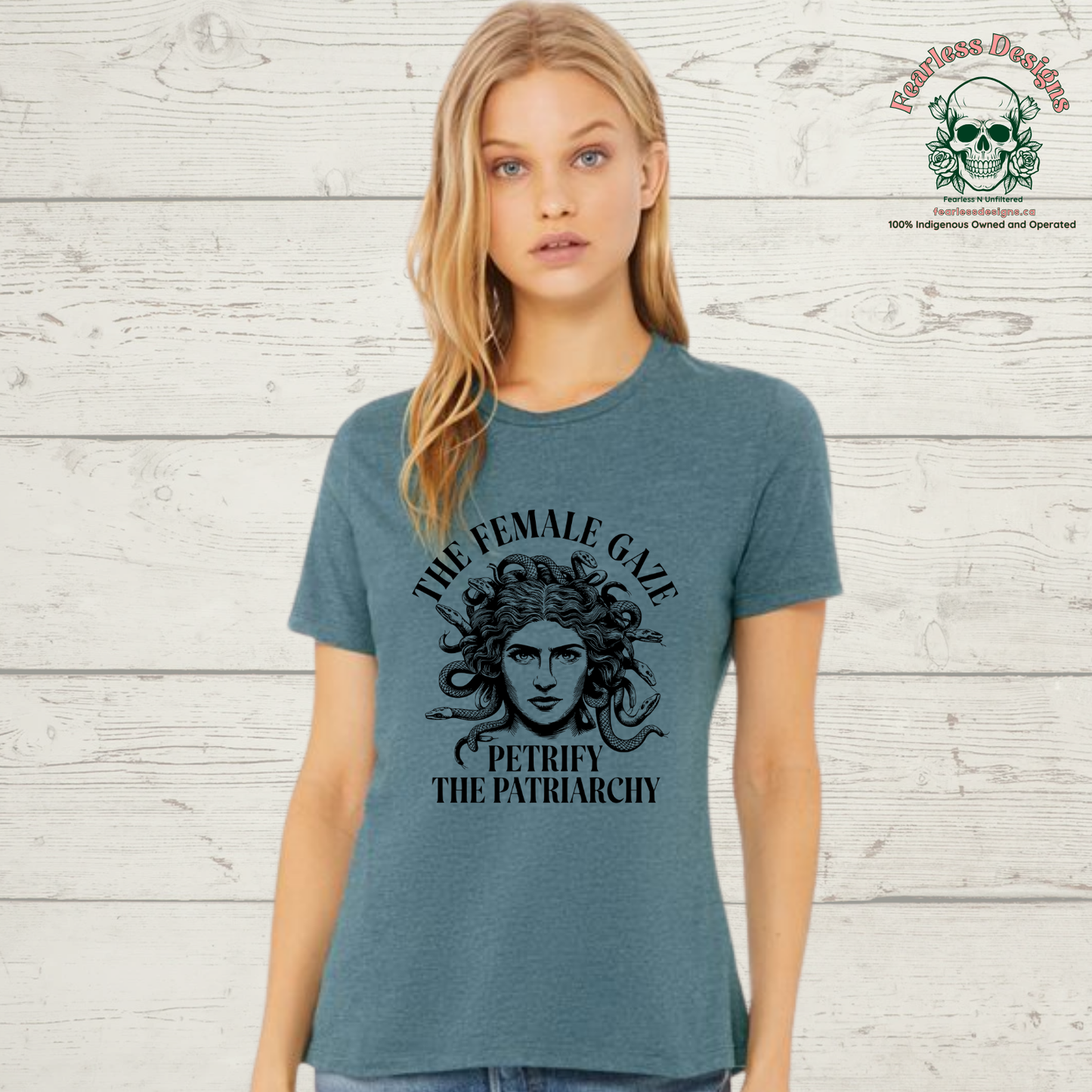 The Female Gaze Petrify the Patriarchy T-Shirt