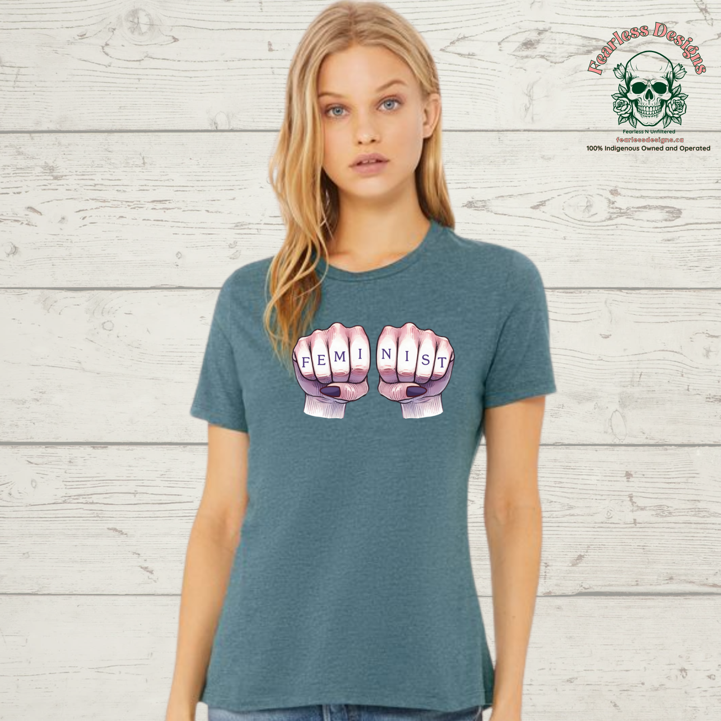 FEMINIST with Fist T-Shirt