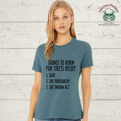 Things to Burn for Stress Relief T-Shirt