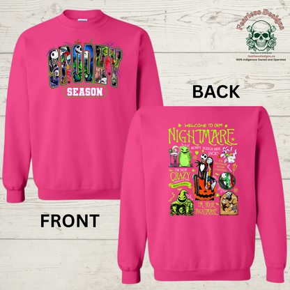 Nightmare Spooky Season unisex crewneck sweater