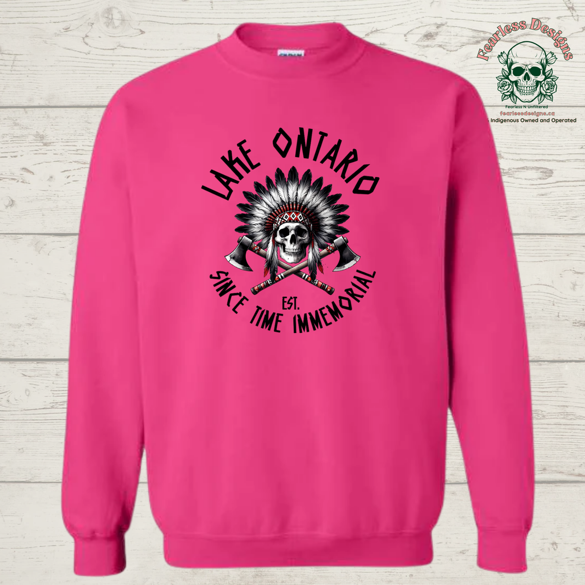 Lake Ontario unisex crewneck sweater