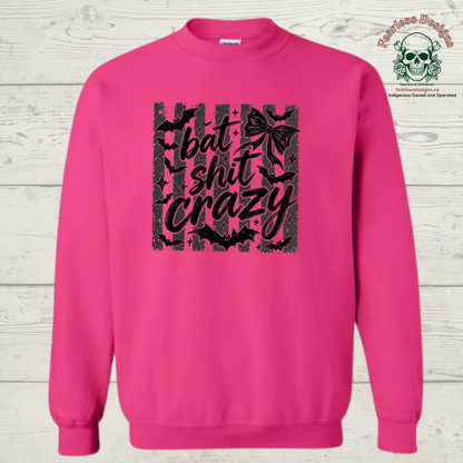 Bat Shit Crazy unisex crewneck sweater